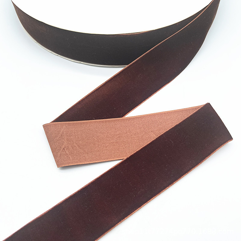 2.7 Métro / paquete de terciopelo de 38 mm boda hecha a mano cinta embalaje de regalo arco DIY decoración de fiesta Santa