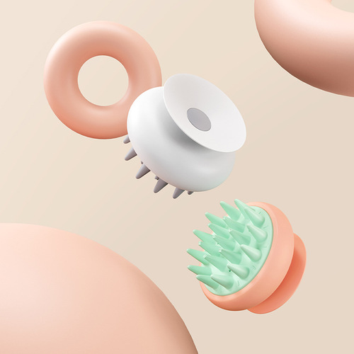 Suction Cup Shampoo Brush Artifact Home Barber Shop Scalp Massage Brush Shampoo Comb Toiletries Cross-border Wholesale