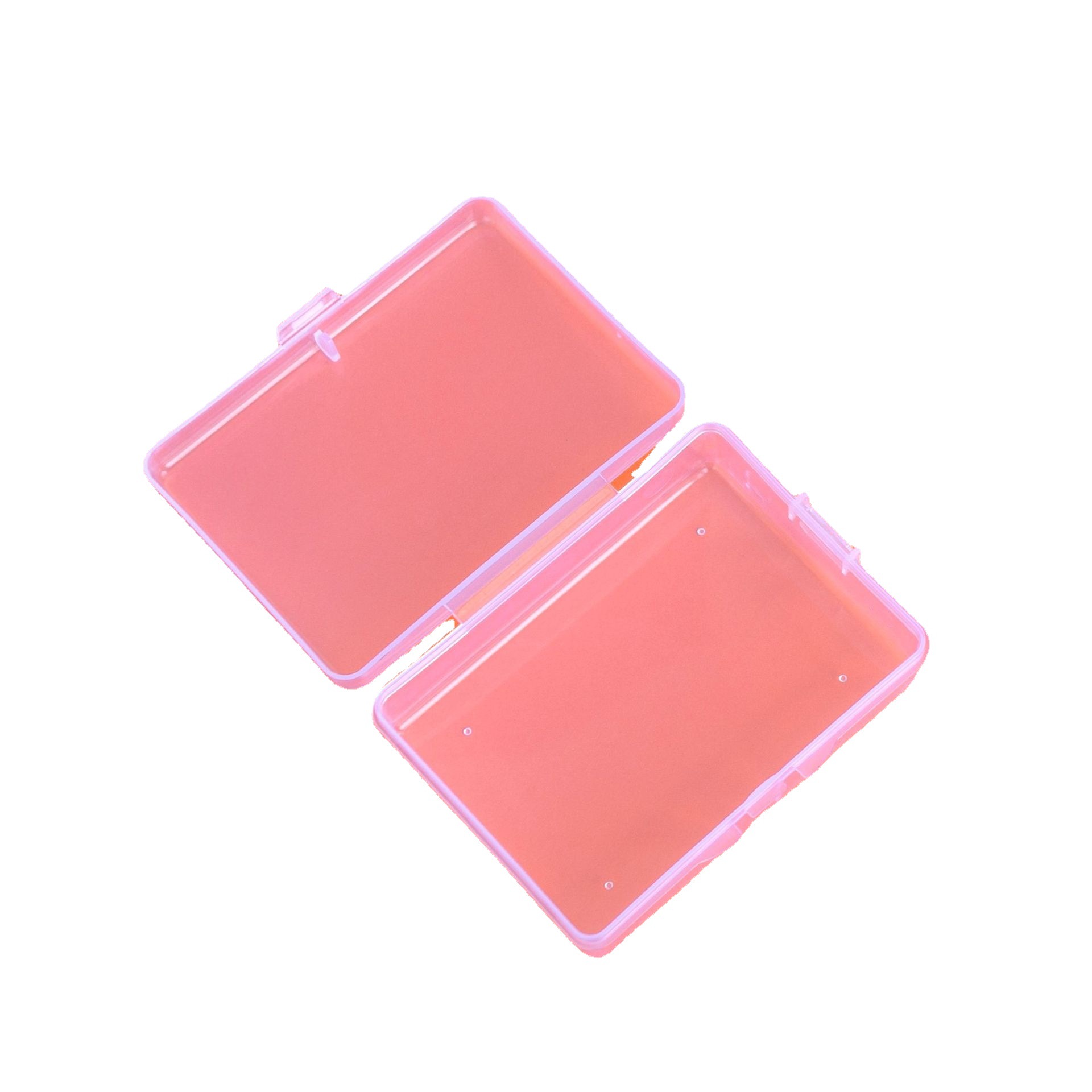 Transparent rectangular plastic electronic toy