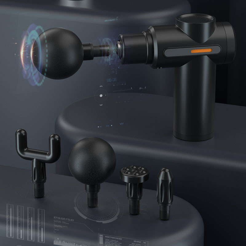 Nuevo mini-fascia portátil muscular de acondicionamiento físico relajación masajista de columna cervical eléctrica pistola de masaje cervical transfronteriza image 2