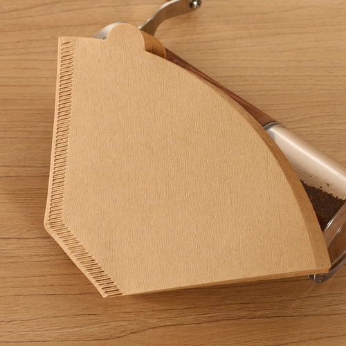 U102 coffee filter paper fan filter paper hand-brewed coffee filter paper drip coffee machine filter paper non-bleached 100 pieces