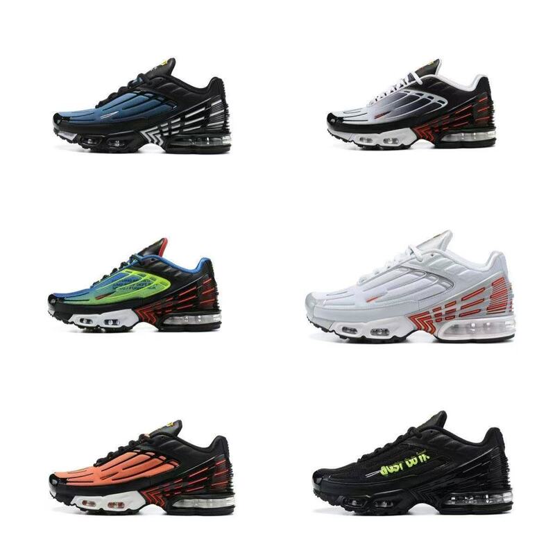 Putian Shoes Pure Original 2025 New Cross-Border Tn Air Cushion Shoes Iii Plus 3 Sports Shoes Men's and Women's Running Shoes Putian Shoes Pure Original 2025 New Cross-Border Tn Air Cushion Shoes Iii Plus 3 Sports Shoes Men's and Women's Running Shoes
