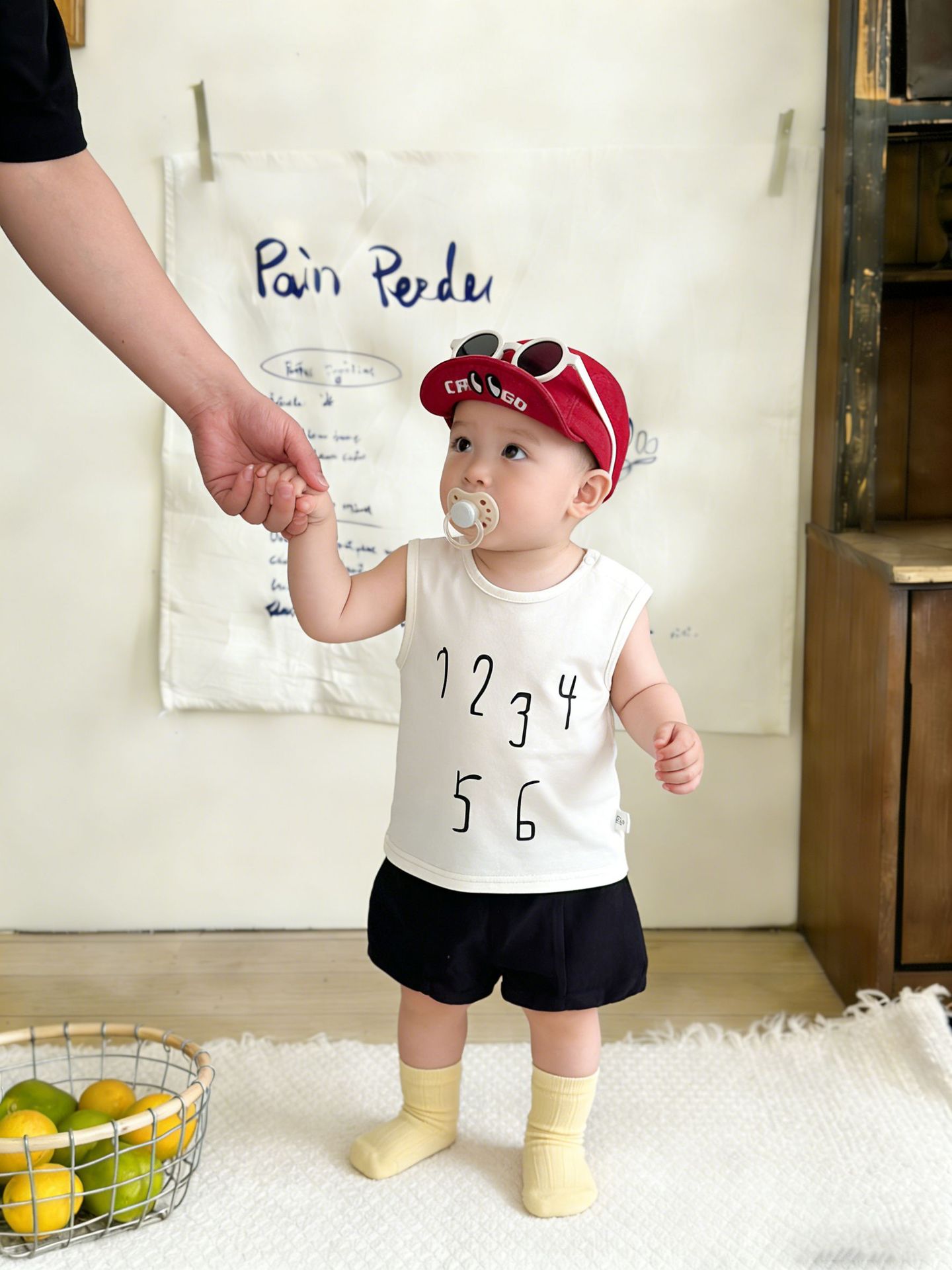 Verano coreano chaleco delgado bebé 2026 nueva ropa infantil impresión digital extranjera camisa sin mangas