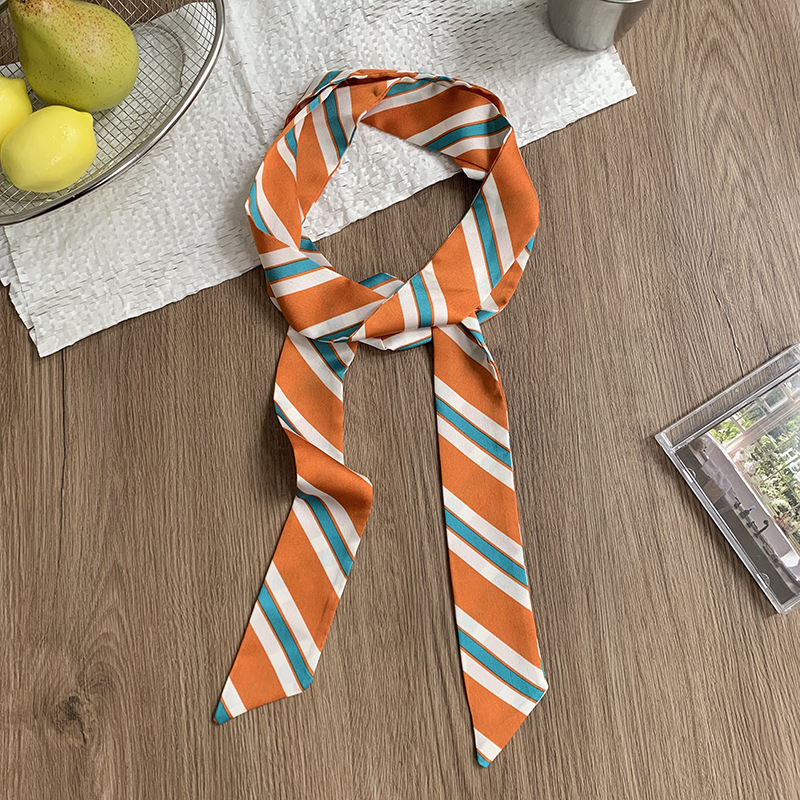 Naranja verde a rayas diagonales