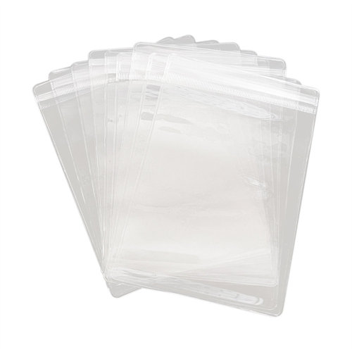 Transparent PVC Jewelry Jewelry Ziplock Bag Girls Jewelry Storage Sealed Bag Idol Card Protection Bag Wholesale New