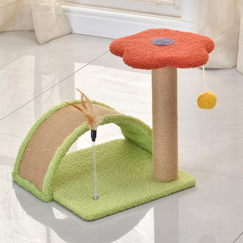 과일 녹색 다리 + 오렌지 꽃