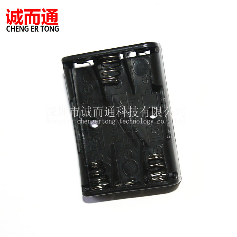 厂家直供 电池盒 三节五号带插针 可装3节5号电池 带插针