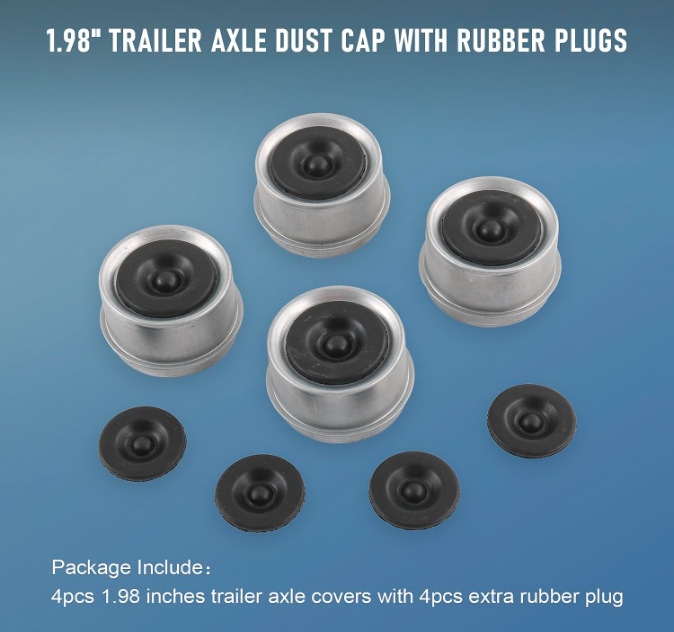 4pcs 1.98" Trailer Axle Dust Cap Cup with 2000 to 3500 P阿里巴巴