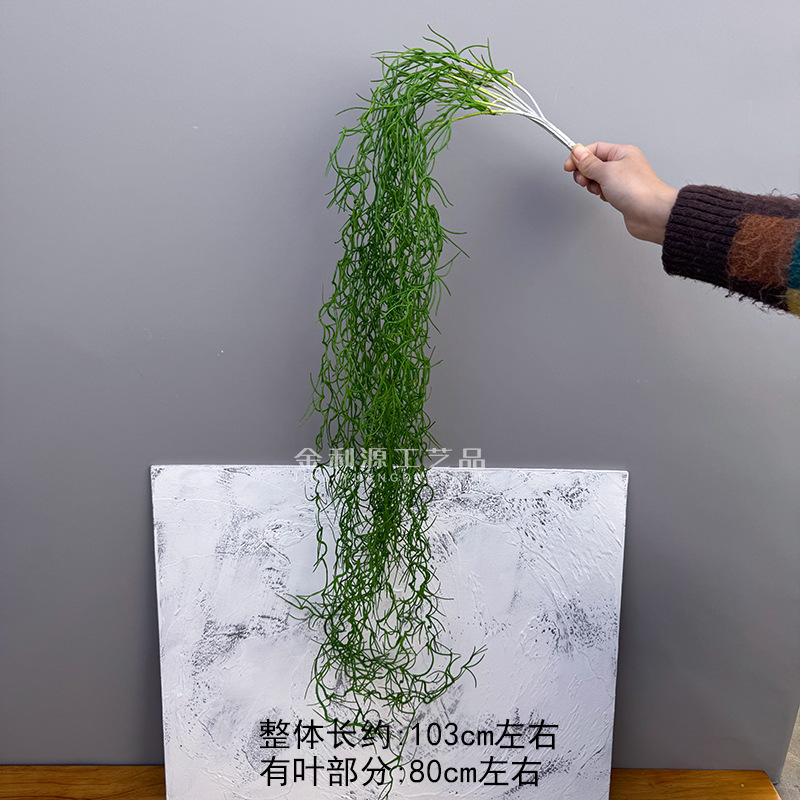매달린 공기 잔디 녹색