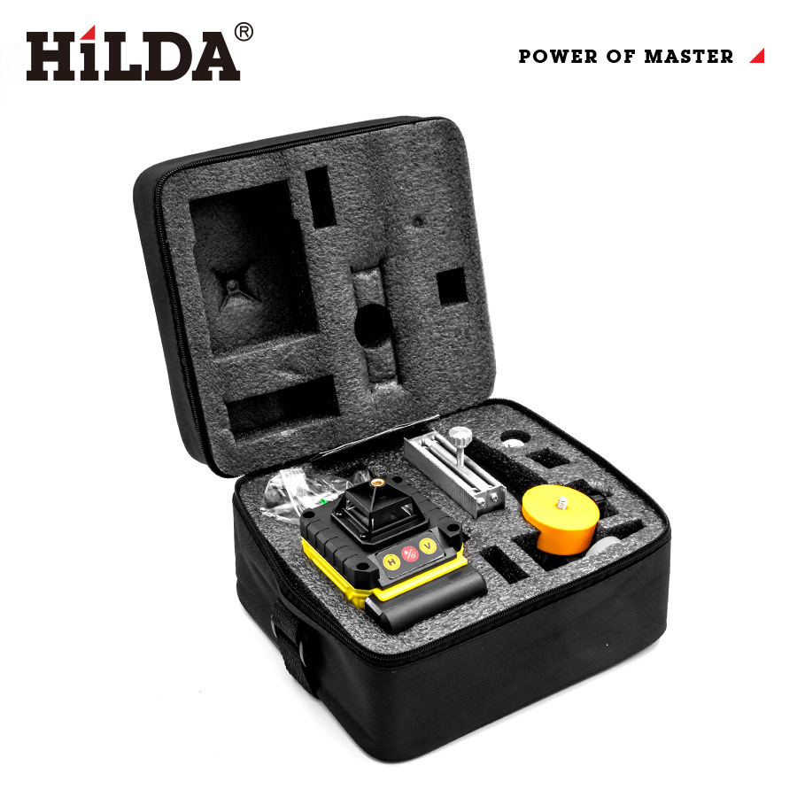 HILDA / HILDA 16 líneas 12 líneas nivel láser dispositivo de pared dispositivo de proyección de luz verde