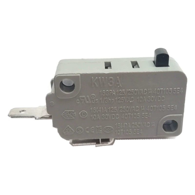 Заводская Прямая поставка KW3A высокотемпературный 16A переключатель Микро-перемещения нормально открытый нормально закрытый серебряный контакт Сертификация SGS завершена