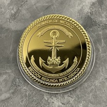 跨境 墨西哥舰队金属纪念币综合安全委员会纪念章创意军迷纪念品