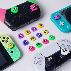 switch jet octopus theme rocker cap oled/lite/xbox/ps4/ps5 soft silicone rocker cap
