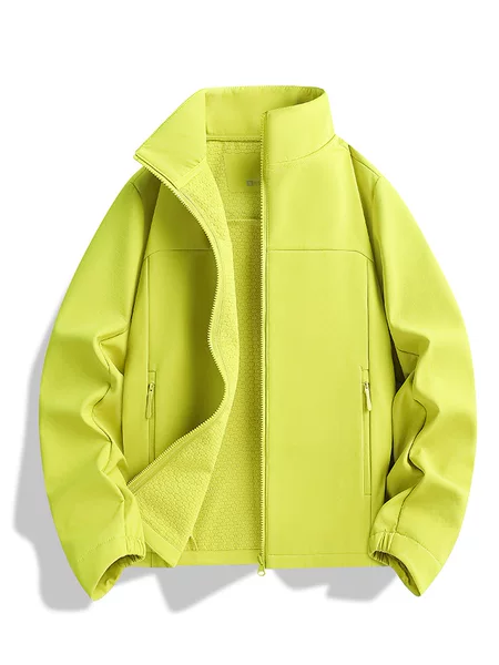 Bird and Kai outdoor stand-collar softshell jacket, unisex, casual, windproof, waterproof, breathable, and warm