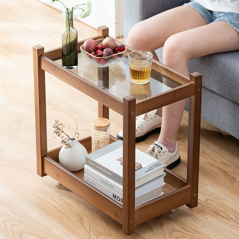 Gabinete de cabecera de cabecera de caña sofá móvil, tablero de té, tablero de té, tablero de té, tablero de esquina, sala de estar, tablero de té, tablero de esquina