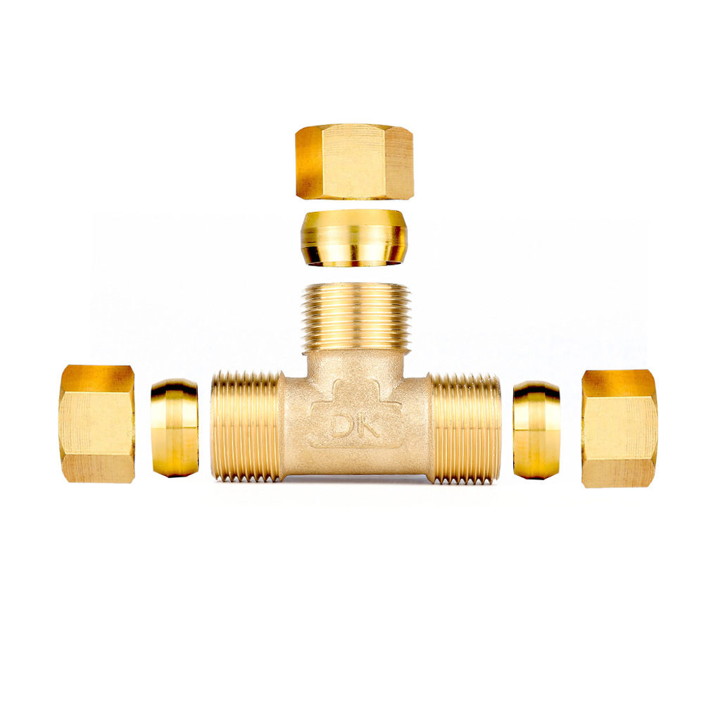 ��ͭ�쾶��ͨ���׽�ͷT�ͱ侶��ͨNPT�����Ǳ���Դ��ͷʽ