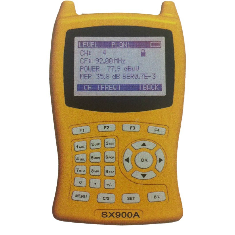 Измерение цифрового сигнала QAM и аналогового сигнала кабельное телевидение цифровое преобразование сети цифровой измеритель напряженности поля