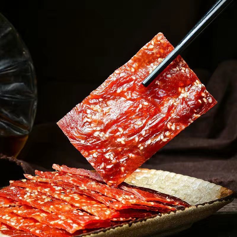 味滋源猪肉脯100g袋装猪肉干原味网红零食特产休闲食品办公零食|undefined