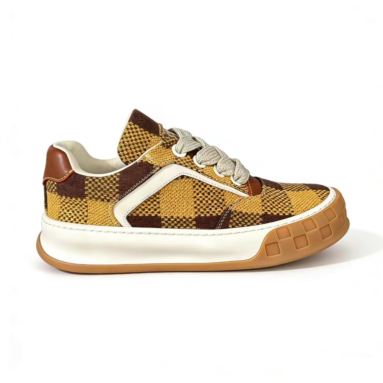 Heren sneakers bedrukte hardloopschoenen met veters en zool_voghion.com