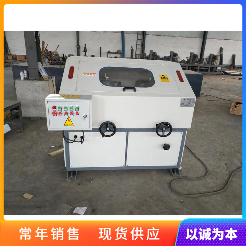 Automatic cylindrical polishing machine stainless steel electric hydraulic grinding machine desktop round tube deburring wire drawing machine