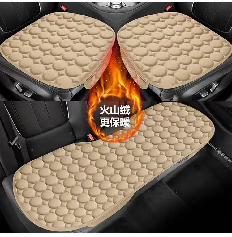 General Motors Winter Plush Thickened Warm Single Seat Cushion with Backrest, Direct Supply from Manufacturer, Dropshipping Available