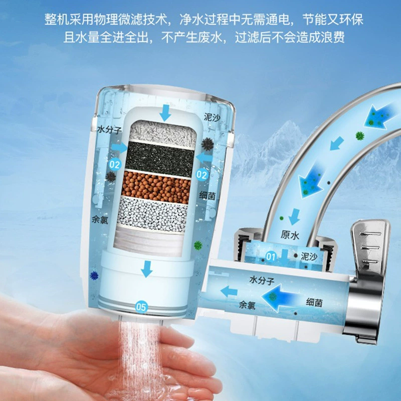 Универсальный очиститель воды Water liao головка, фильтр, фильтр воды, водоочиститель, водоочиститель, домашняя кухня ультра-фильтр прямой питьевой фильтр кран воды трансграничный
