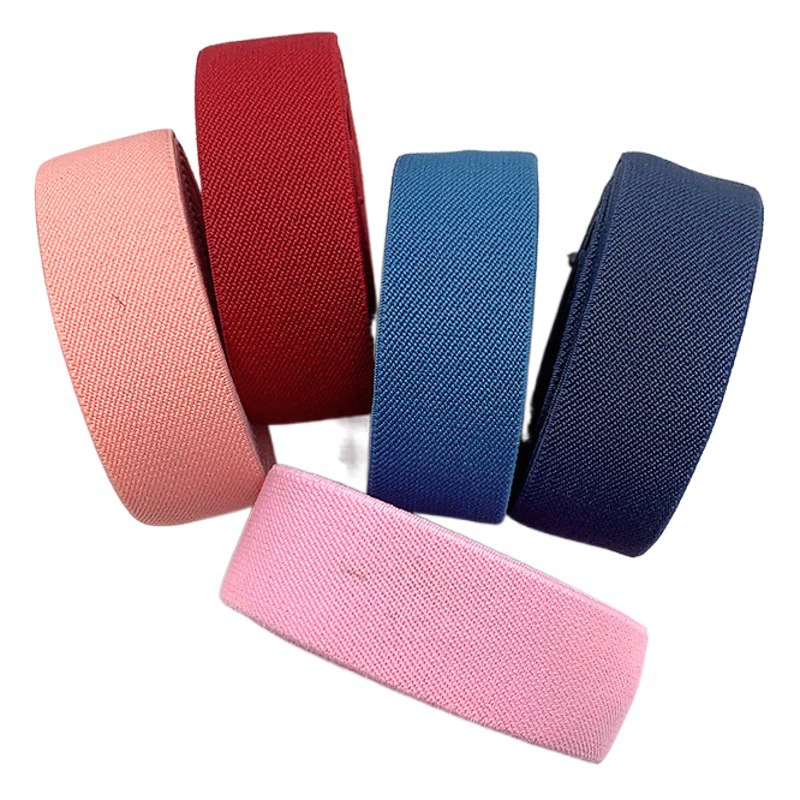 Пятно 2-4 см, разноцветная саржевая высокоэластичная лента D1-D40, эластичная двойная саржевая лента для багажа на талии