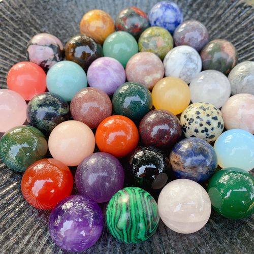 Non-porous 20mm round natural amethyst agate beads, DIY non-porous stone beads, wholesale