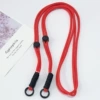 Adjustable long rope-big red rope black knot