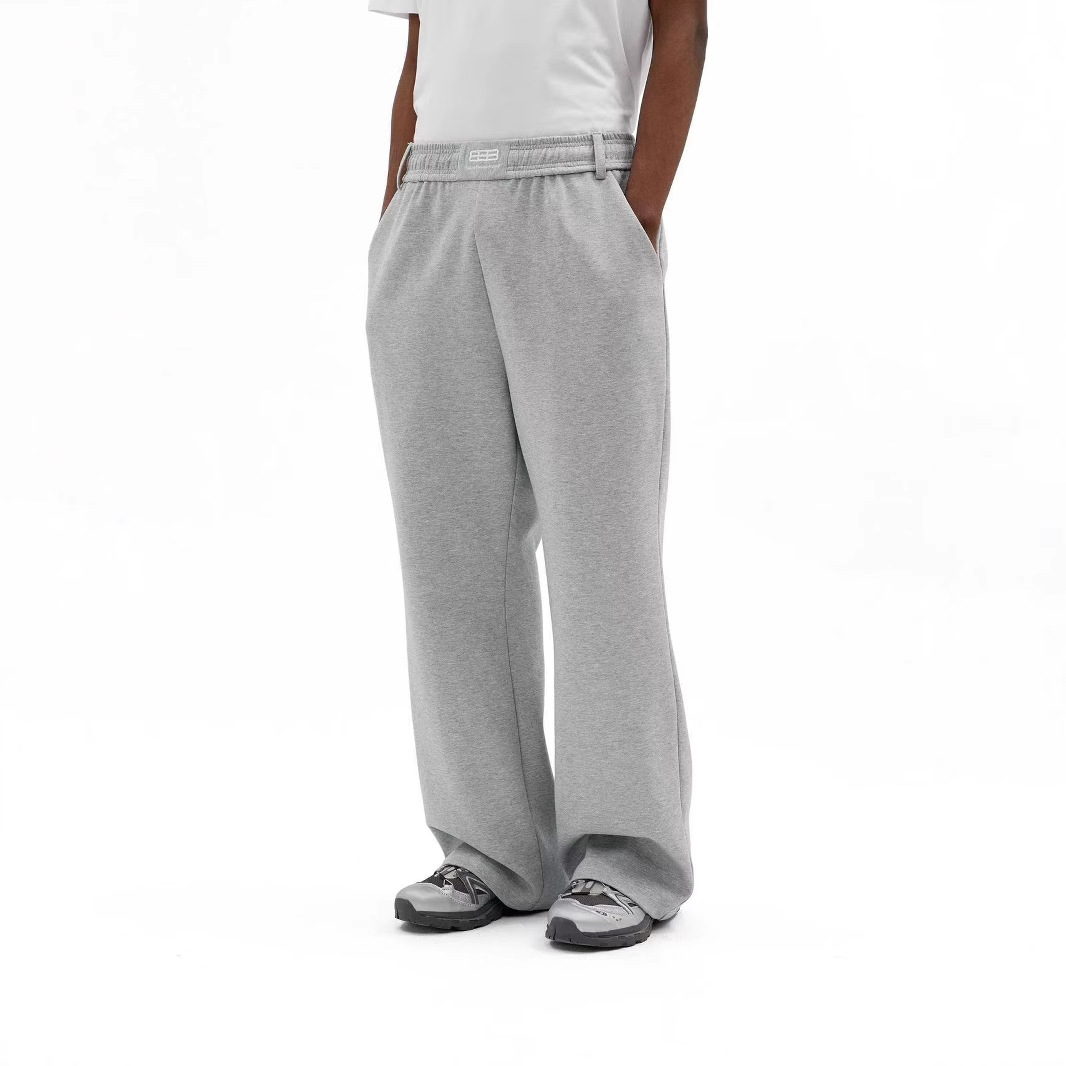 Pantalones casuales de Amazon verano de algodón de cintura alta pantalones deportivos retro estilo hip-hop americano