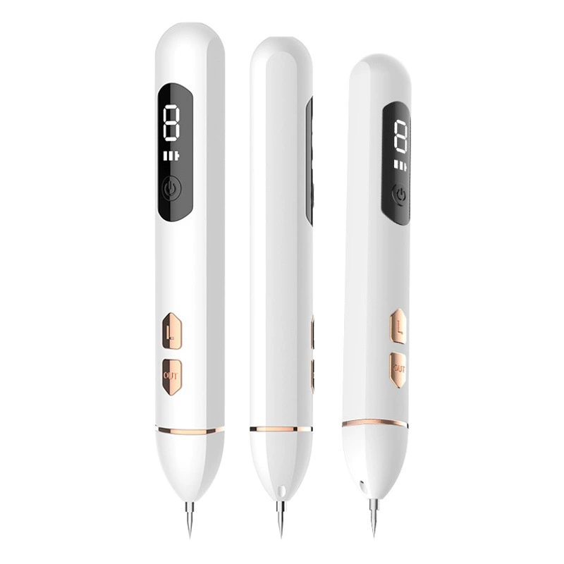 Трансграничный инструмент для удаления родинок с горячими точками Домашняя подметальная ручка Моль в точку Бородавка Инструмент красоты ЖК-дисплей Удобная точечная мольная ручка