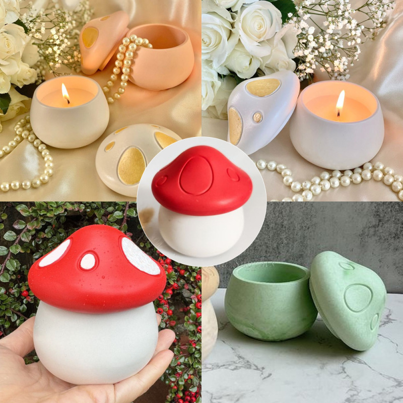 巧巧diy手作りドリップシリコン金型キノコ収納ケース缶樹脂ドリップアクセサリー|undefined