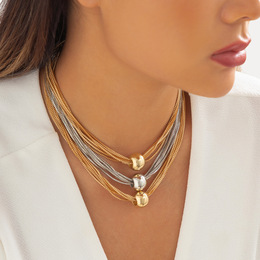 Original Stylish Statement Geometric Necklace