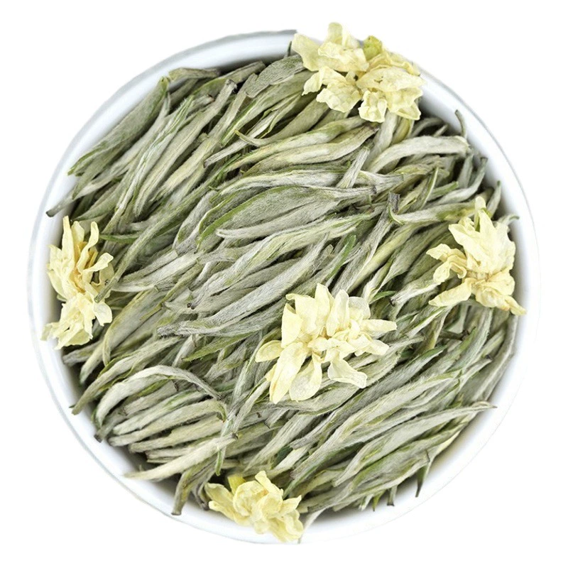 Жасминовый чай новый чай lanxue Серебряная игла Большие белые волосы супер ароматный снег оптом чай Wang Yi