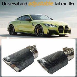 Hot-Selling Car Modification Ak Scorpio Logo Water Transfer Printing Y-Type Single Outlet Tail Pipe Exhaust Pipe Tail Mouth 63*89 Single Outlet Tail Pipe