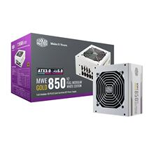 酷冷至尊MWE850白色电源ATX3.0电脑主机80PLUS认证金牌全模电竞