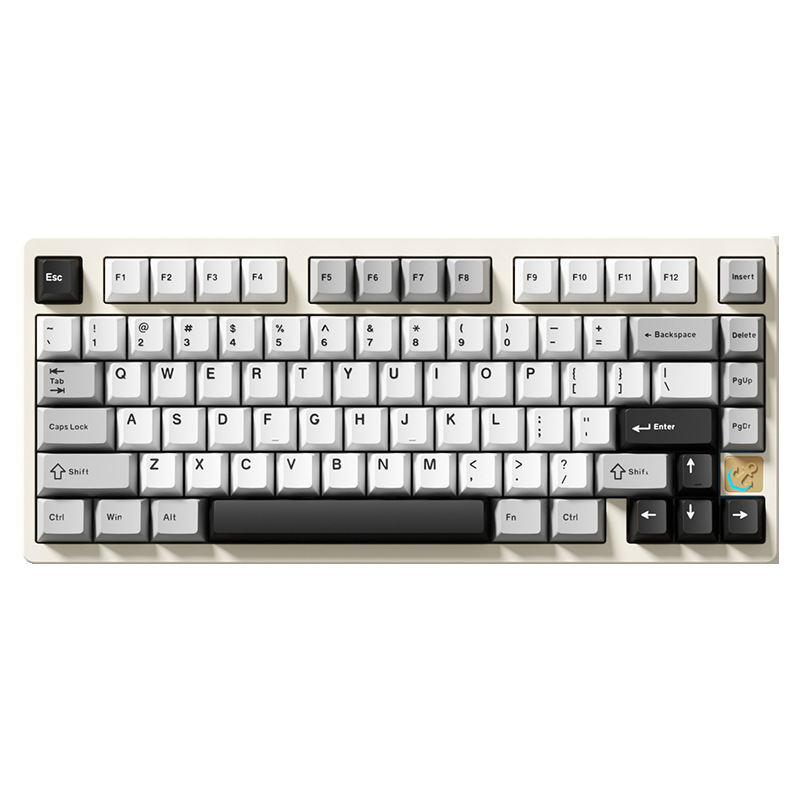 ビカSTARS75シリーズの機械キーボードの三モードのカスタマイズの個性のアルミニウムの坤の熱い挿し込みの電気競争のゲームのRGB
