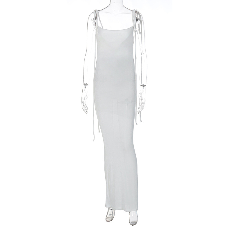 310g Weight Maxi Long Dress Dress Length Type Sleeveless Sleeve Length Sheath Dress Dresses Type Spandex, Polyester Fabric Type Mid Waist Waist Line Daily Occasion Slim Fit Type Solid Color Pattern Summer Season Women'S Gender Patchwork Design Fashion Style Wholesale Women'S Fashion Patchwork Solid Color Daily Sleeveless Sheath Dress 32