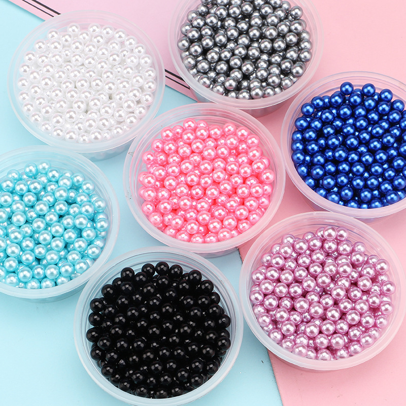 ABS imitation pearl multicolored non-porous acrylic beads round beads handmade DIY jewelry accessories wholesale ABS imitation pearl multicolored non-porous acrylic beads round beads handmade DIY jewelry accessories wholesale