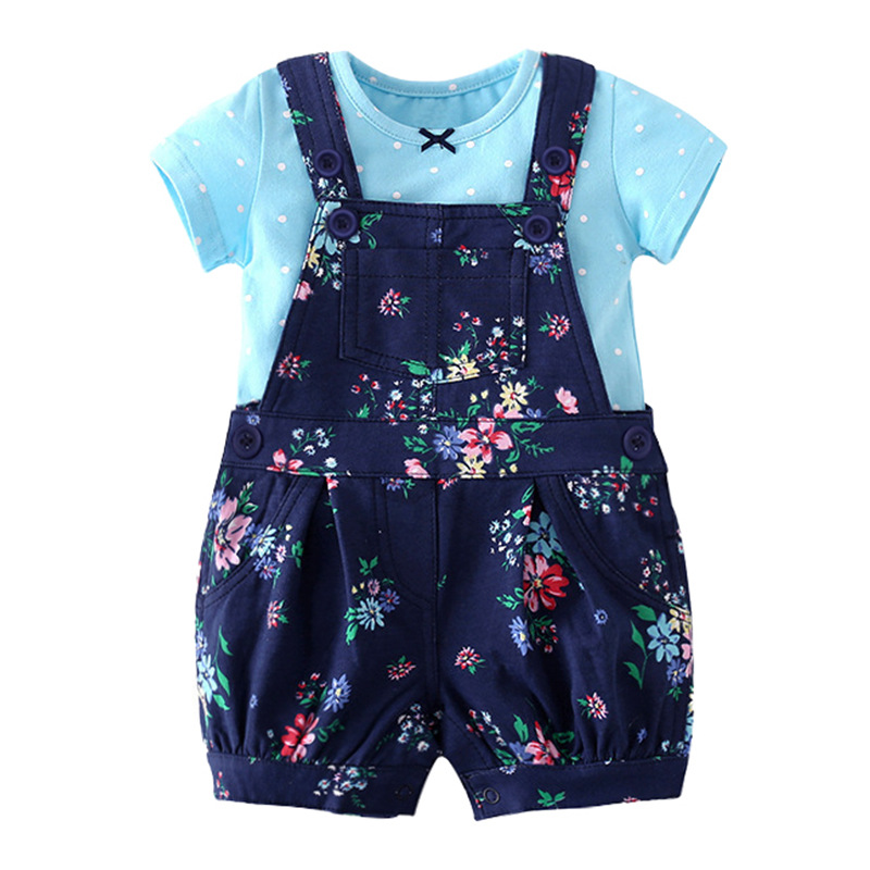 66038-35 宝蓝碎花