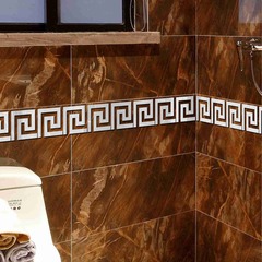 Acrylic Waistline Mirror Wall Sticker Bulk Mirror Waistline 10 Pcs per Set Removable Decor Wall Sticker DZ203