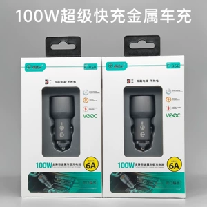100W sürətli metal avtomobil şarj cihazı: Huawei, Apple, Xiaomi, OPPO