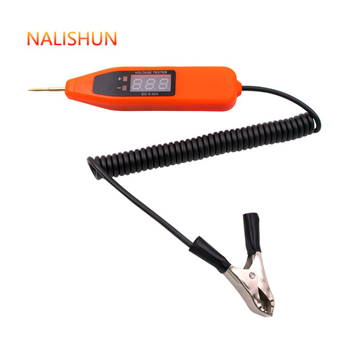 Auto repair special LCD test pen car circuit repair tool test light detection digital display voltage test pen