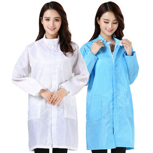 Anti-static coat stand collar clean clothing dust-proof clothing laboratory dust-free workshop electronic factory work clothes labor protection electrostatic clothing