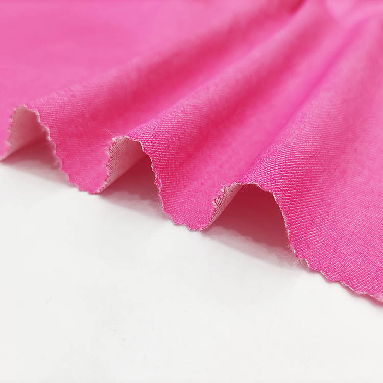Bajo precio de alta elasticidad color sólido 225gsm tela spandex de algodón twill