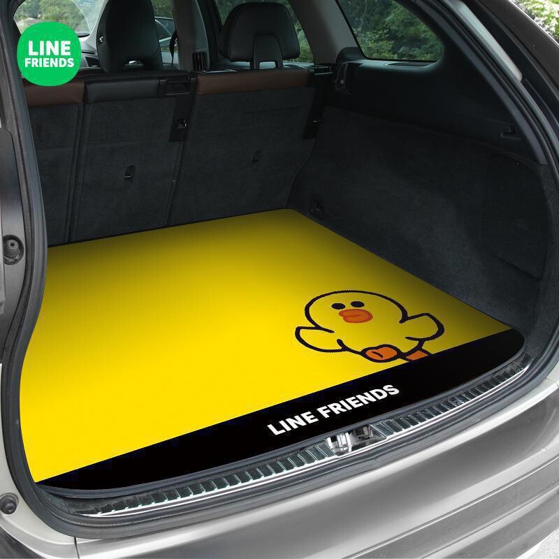 LINE FRIENDS自動車トランクマット専用トランクマット四季通用カードテールマット|undefined