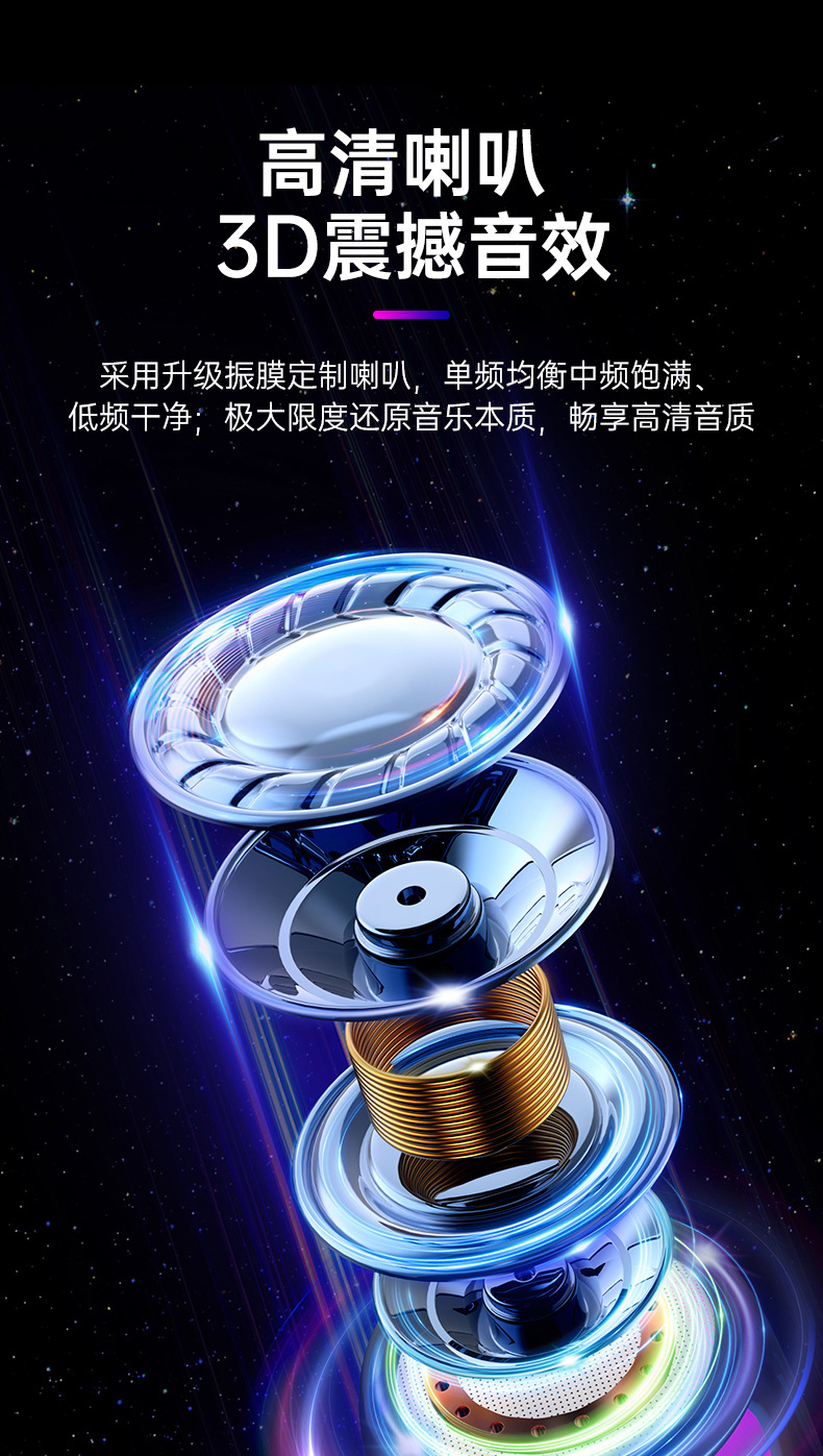 Cross-Border E01 Helmet Noise-Canceling Bluetooth Earphones for Motorcycle Riding, Smart Answering, Rgb Colorful Lighting, Factory Direct Sales