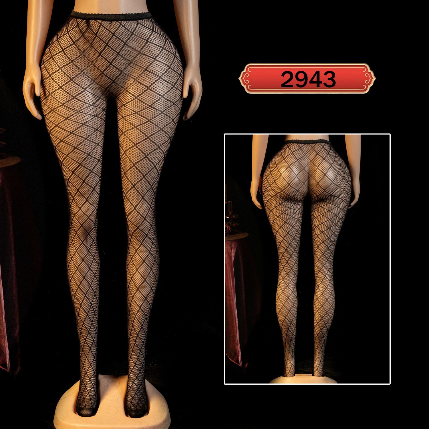 Yue mariposa sexy calcetines femeninas uniformes seducción pantalones rojos calcetines de ropa interior pura libido coqueteo 2943