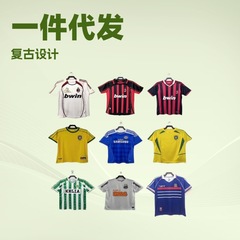 古典的なレトロなサッカー服アルゼンチンの米イングランドフィレンツェドイツオランダドイツサッカーコート