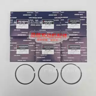 工程机械三菱原装34317-19011 3431719011活塞环组S6K发动机配件